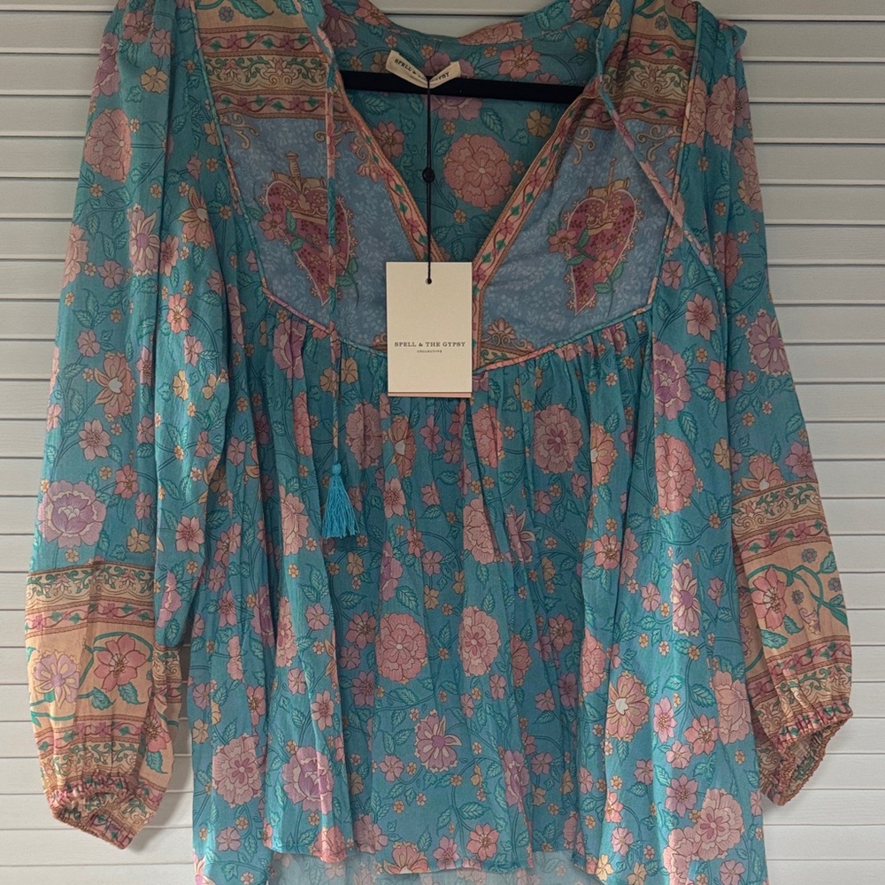 SOLD OUT Spell Love Story Floral Blouse